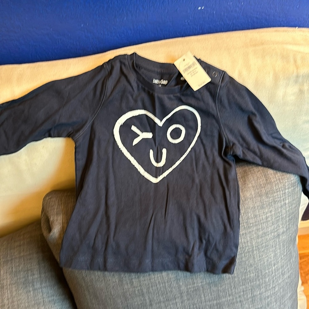 Baby gap top love you